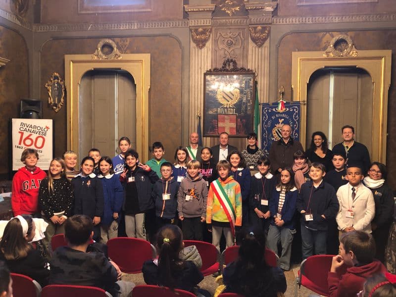 RIVAROLO CANAVESE - Consiglio comunale dei ragazzi: Nicola Cuciniello è il nuovo sindaco - FOTO