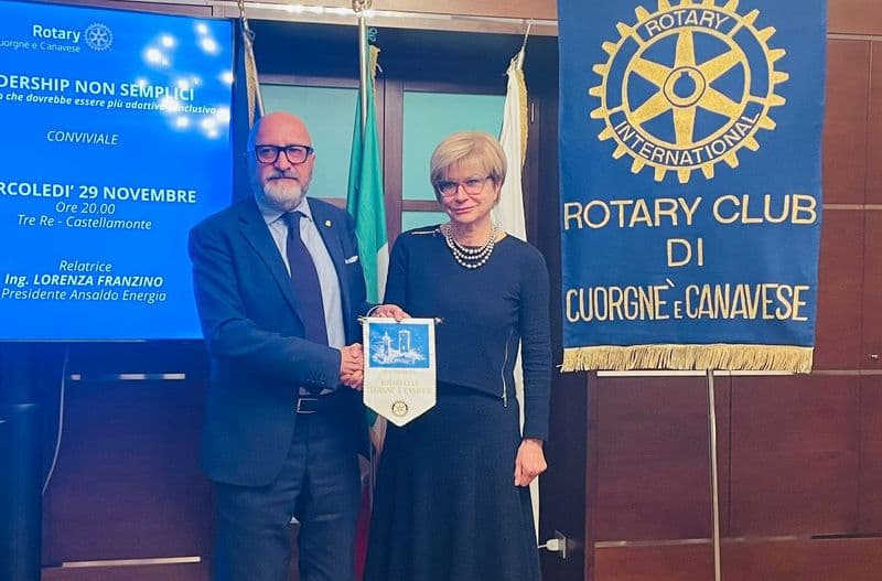 CANAVESE - L'ingegner Lorenza Franzino ospite del Rotary Club - FOTO