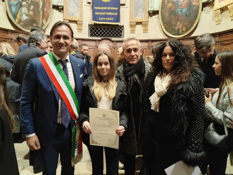 VOLPIANO - Noemi Bigano premiata dalla fondazione «Gribaldo»