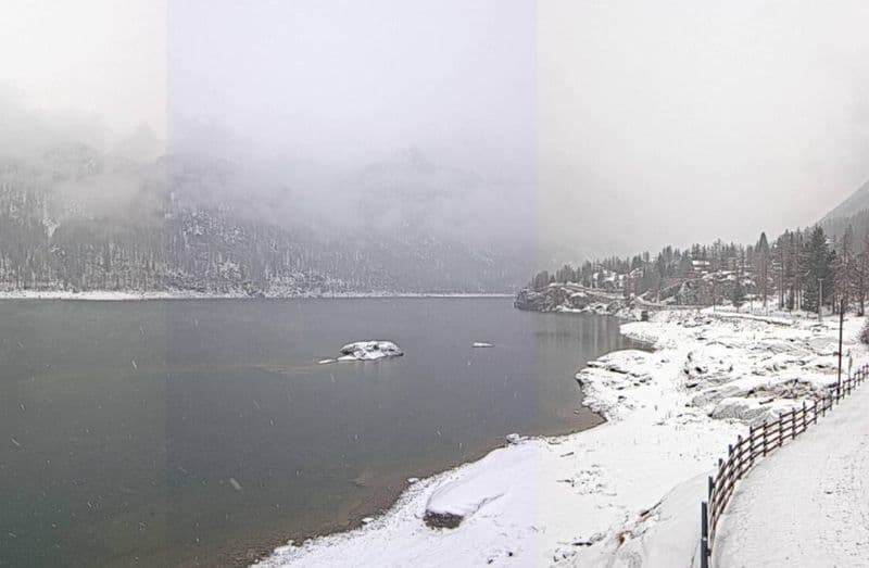 CANAVESE - Altra neve in montagna e qualche fiocco in pianura ma nessun disagio