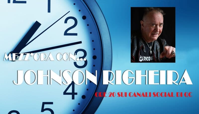 QC LIVE - Da «Vamos a la playa» a «L'estate sta finendo», mezz'ora con Johnson Righeira: dalle 20 in diretta - VIDEO