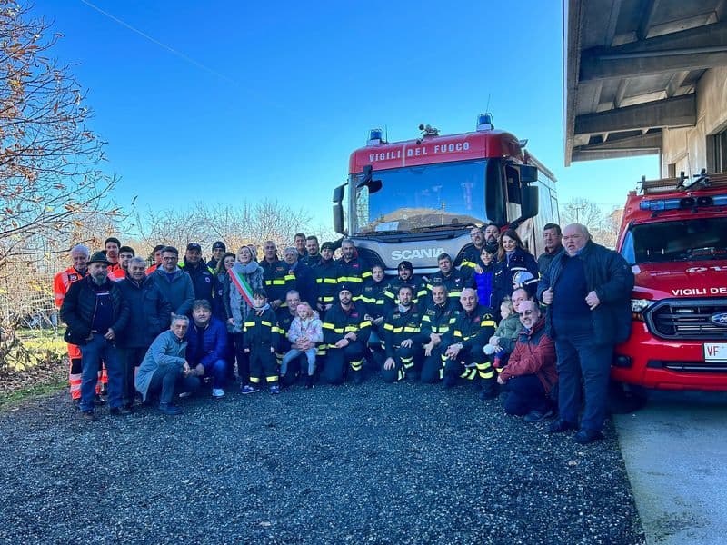 CUORGNE' - Celebrata Santa Barbara: la città ha ringraziato i vigili del fuoco e ricordato Massimo Viglierco - FOTO