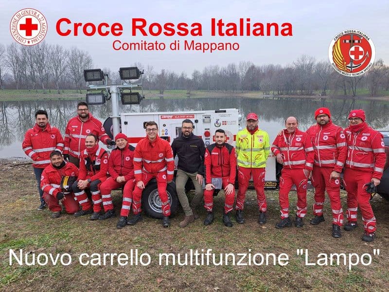 MAPPANO - Soccorso idrogeologico, la croce rossa ora ha un «Lampo» - FOTO