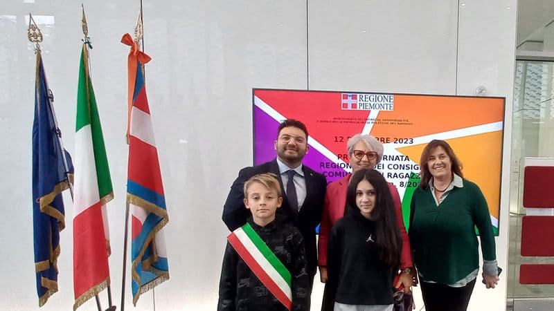 VOLPIANO - Il Consiglio comunale dei ragazzi premiato in Regione