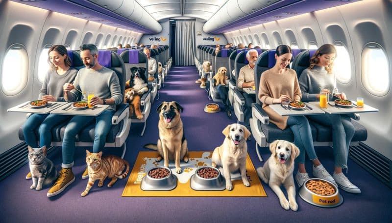 PET - Arrivano i menù per animali a bordo dei voli