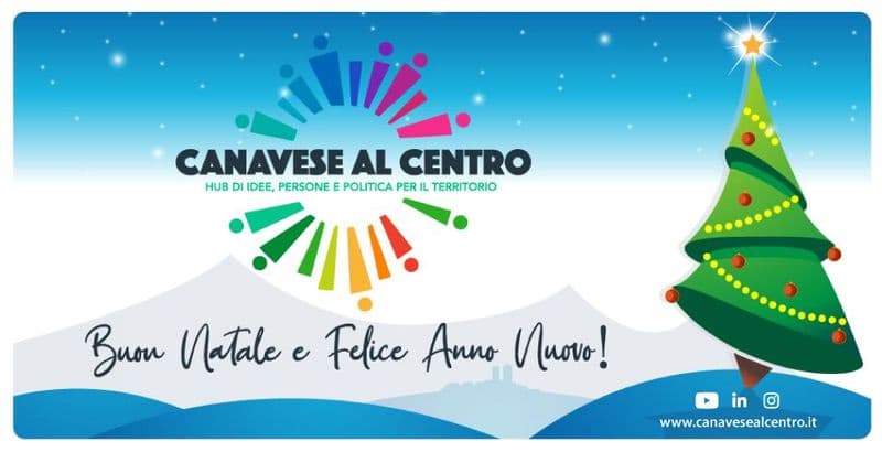 NATALE - Gli auguri di Canavese al Centro ai canavesani