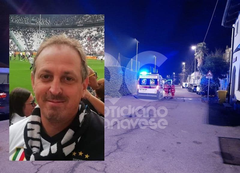 CUORGNE'-SALASSA - Stroncato da un malore mentre gioca a calcetto: addio ad Alberto Bersano, 47 anni