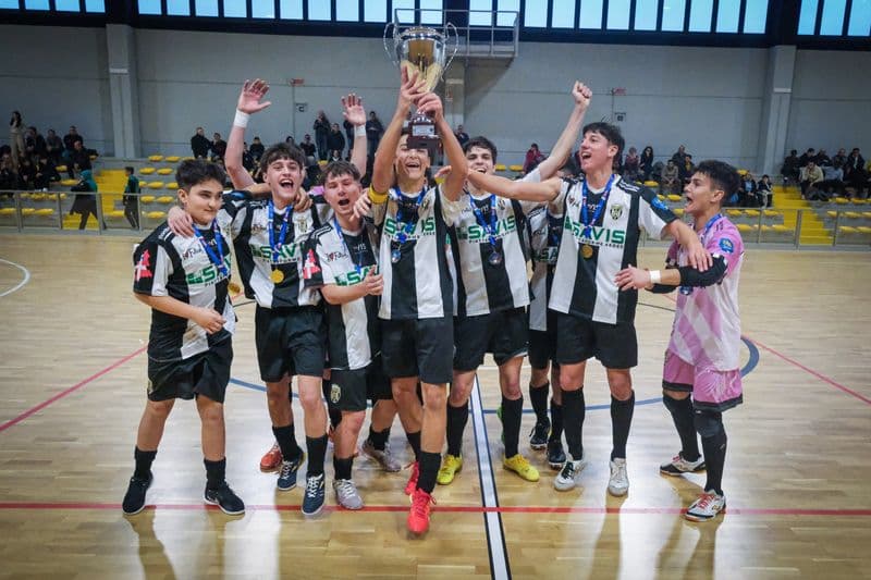 CASTELLAMONTE - Calcio a 5, l'under 17 bianconera trionfa in Coppa Piemonte - FOTO