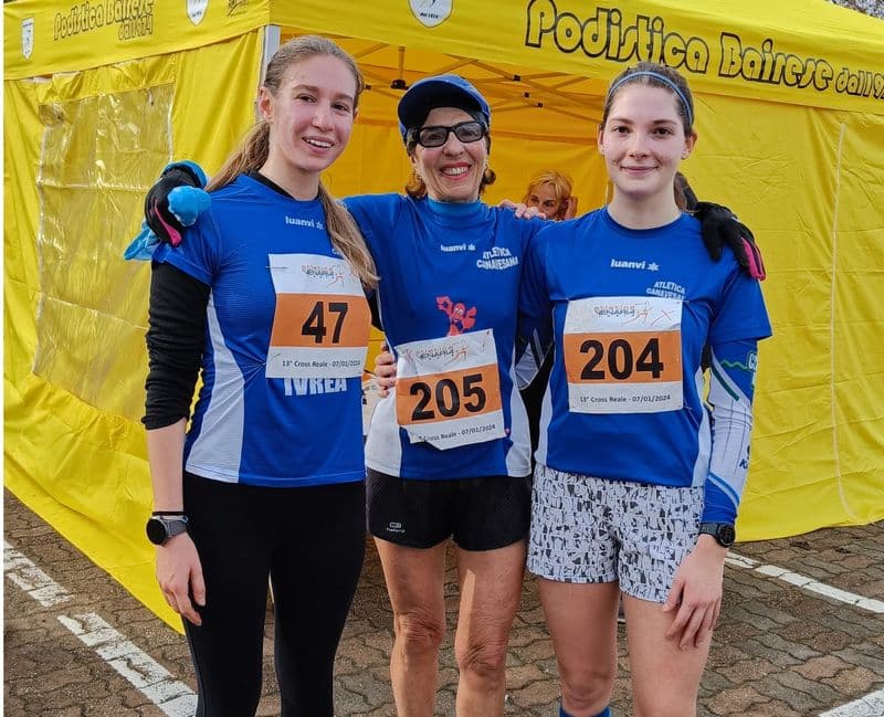 ATLETICA CANAVESANA - Vittoria di Rosita Sidoti al Cross Reale di Venaria - FOTO