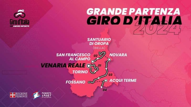 SAN FRANCESCO AL CAMPO - I monumenti della tappa del Giro d'Italia pronti ad illuminarsi di rosa