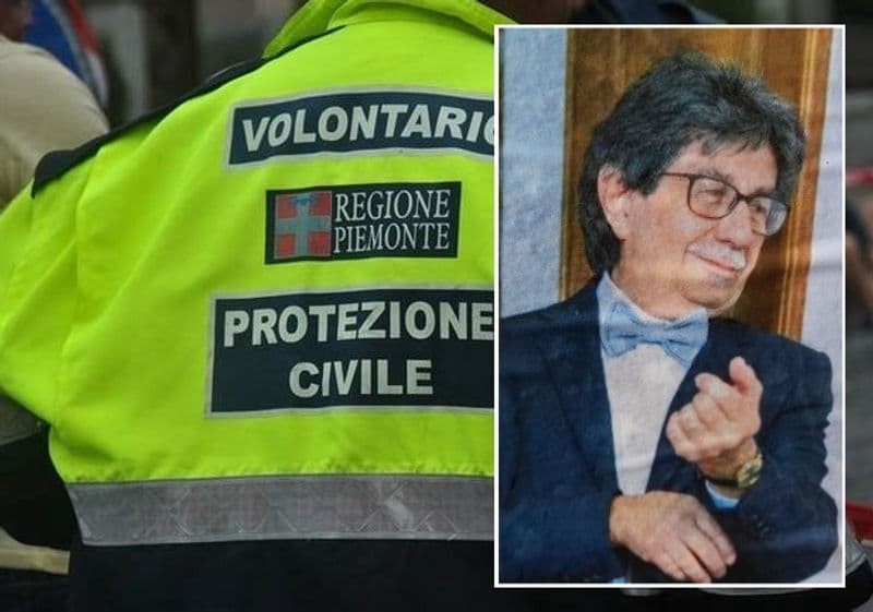 FAVRIA-OGLIANICO - Protezione civile e comunità in lacrime per Roberto Cibrario Rossi