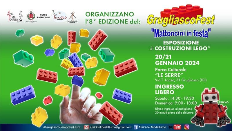 EVENTI - A Grugliasco le grandi costruzioni in Lego
