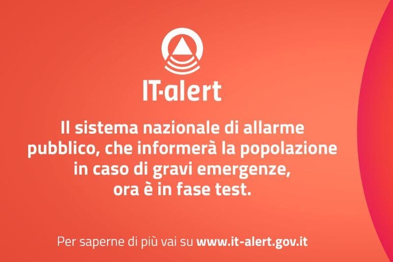 CANAVESE - It-alert sul telefono cellulare: lunedì 22 gennaio nuovo test a Torino e provincia