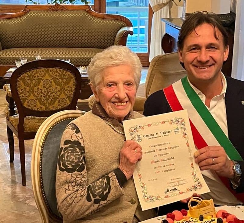 VOLPIANO - Città in festa per i 100 anni di Maria Raimondo