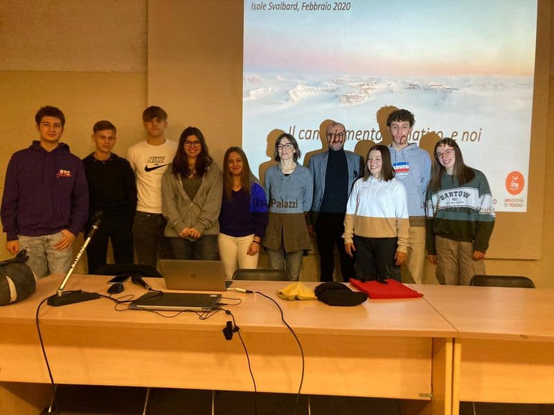 CIRIE’ - Il clima e noi, i liceali del Fermi Galilei a lezione con la scienziata Elisa Palazzi - FOTO
