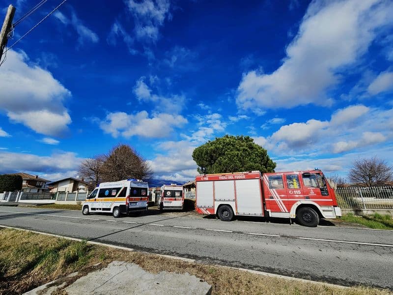 SALASSA-RIVARA - Domenica di lavoro per i vigili del fuoco - FOTO