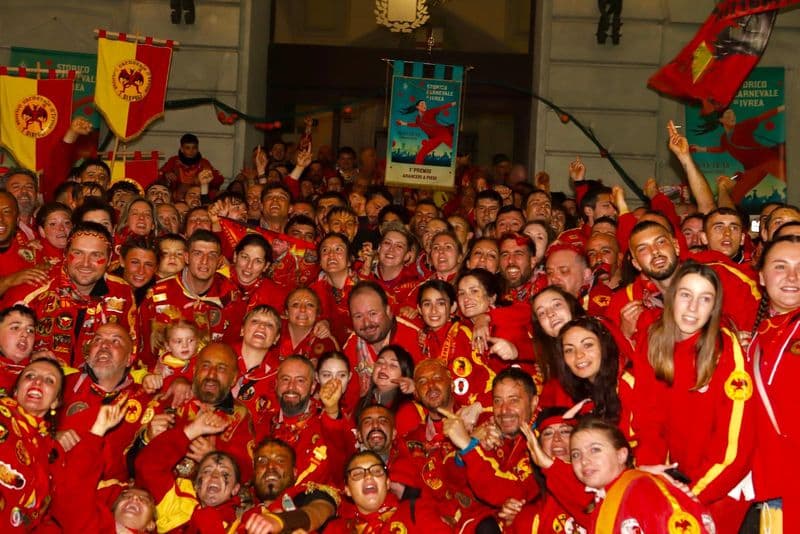 CARNEVALE DI IVREA - VINCONO I DIAVOLI! SECONDI I MERCENARI, TERZA LA MORTE