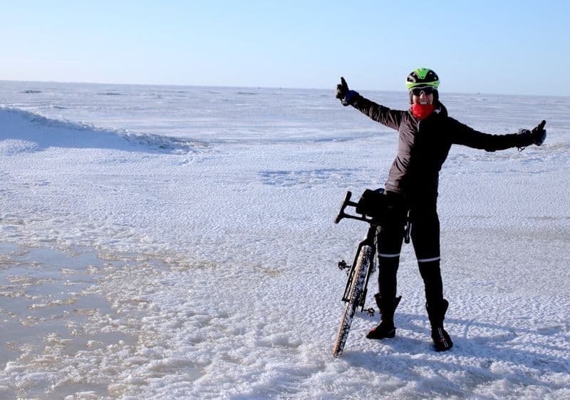 SPORT - Paola Gianotti ha concluso «Cycling No Borders»