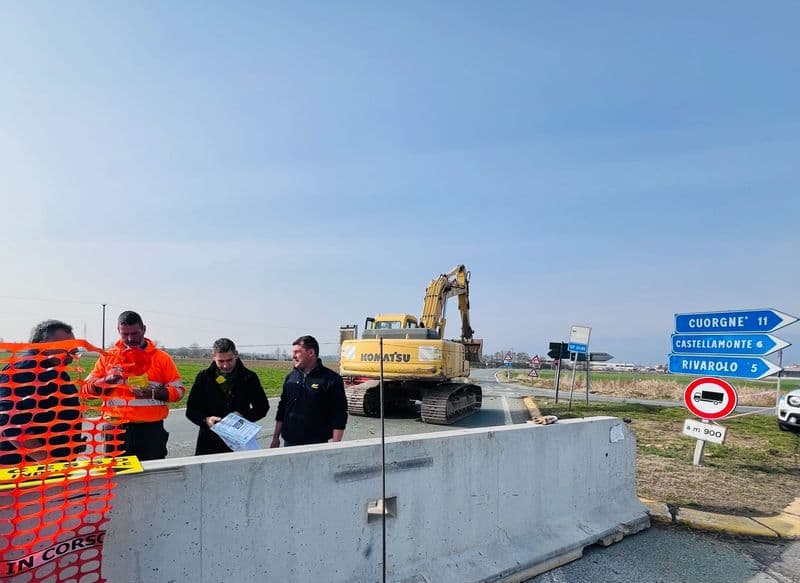 OZEGNA - Iniziati i lavori di ampliamento della provinciale 51 - FOTO