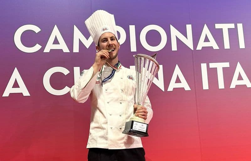 SPARONE - Al giovane chef Martin Magnino il primo posto assoluto ai Campionati italiani di cucina - FOTO
