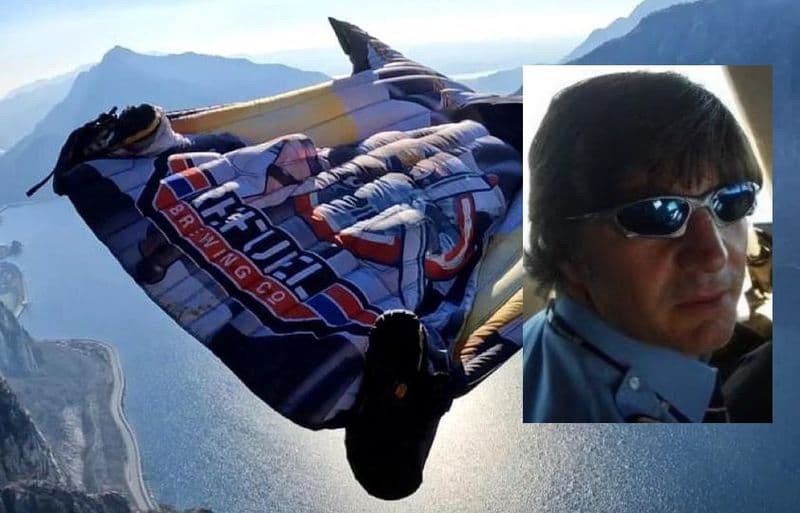 SAN MAURIZIO CANAVESE - Muore dopo essersi lanciato con la tuta alare: addio al pilota Alessandro Fiorito