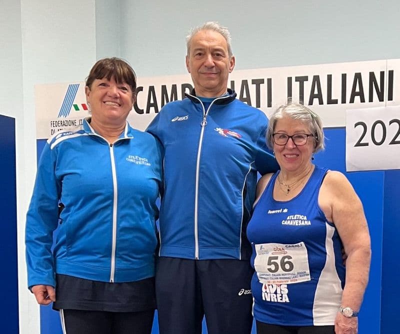 ATLETICA CANAVESANA - Tredici medaglie per gli alfieri Avis ai campionati italiani, Camoletto tris d'oro - FOTO