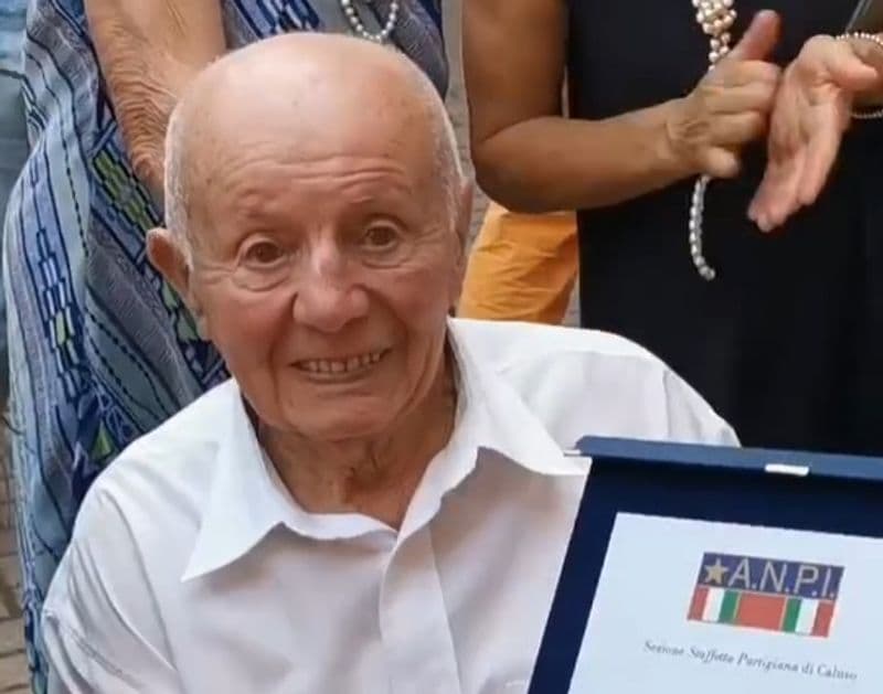 CALUSO - Addio al decano dei partigiani Vitale «Talin» Salvetti: aveva 102 anni