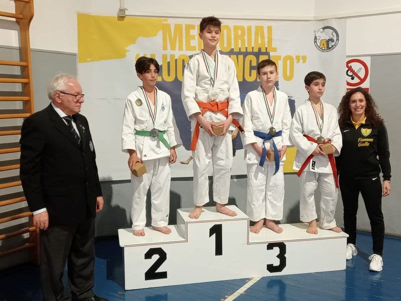 RIVAROLO CANAVESE - Il judoka Simone Loi conquista il terzo posto al Memorial Fincato - FOTO