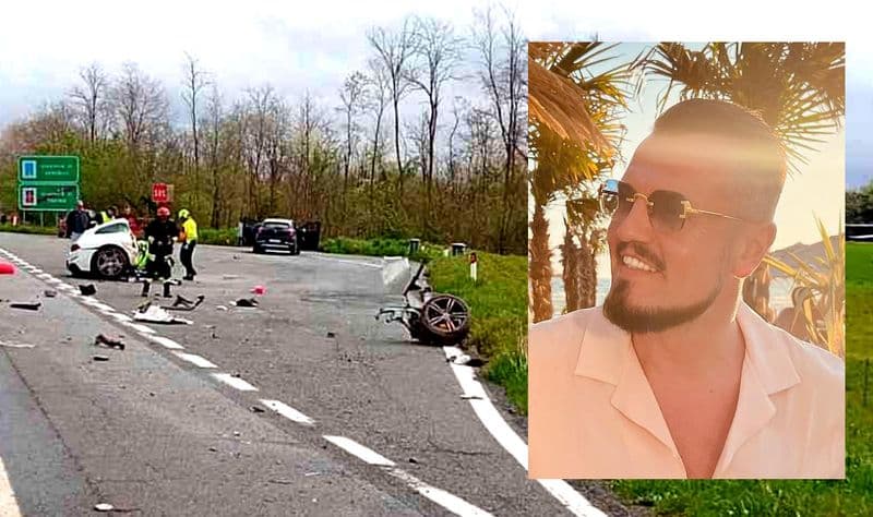 IVREA-SANTHIA' - Carbonizzati nello schianto con la Ferrari: accanto al Dj una 20enne dell'Ucraina - FOTO e VIDEO
