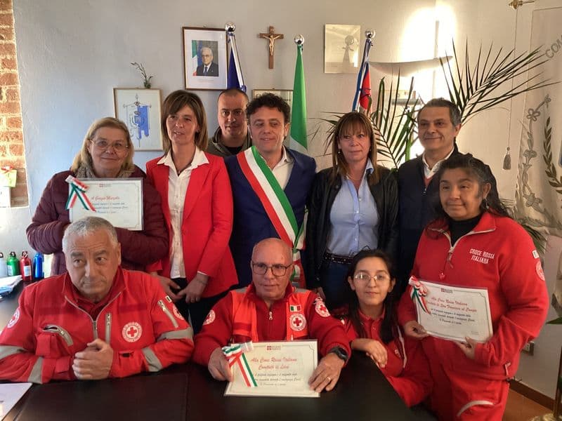 LOMBARDORE - Premiati in Comune i volontari per il loro impegno durante la pandemia - FOTO