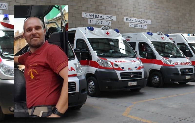 CASTELLAMONTE - Un'ambulanza in ricordo di Matteo Gallo «angelo soccorritore» della Croce Rossa