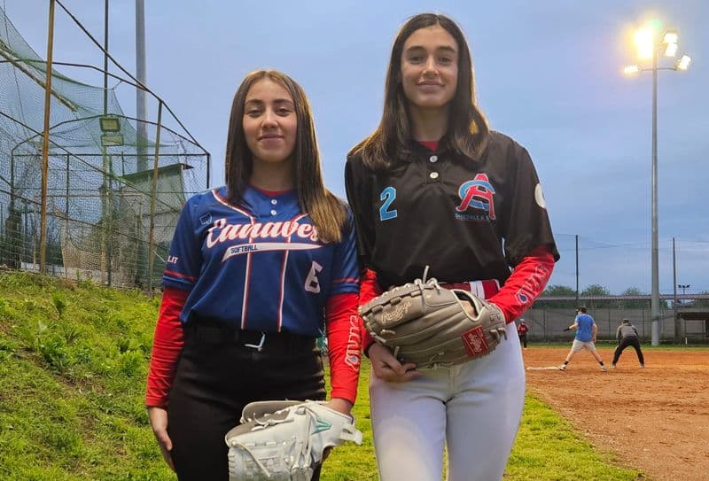 CASTELLAMONTE - Softball, Alice Cardamone e Lucia Bortolotto convocate in Rappresentativa al torneo delle regioni - FOTO