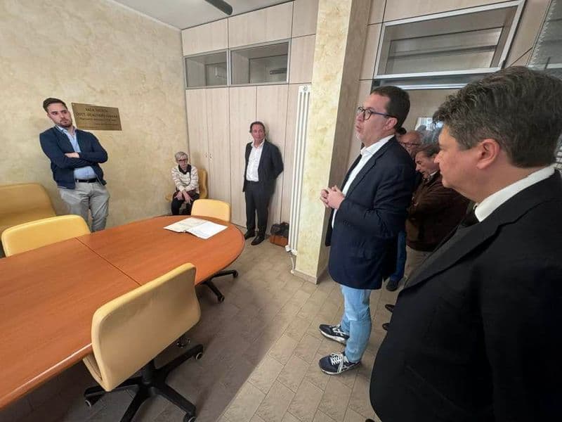 LOCANA - La sala Giunta dell'Unione montana intitolata a Gualtiero Fasana