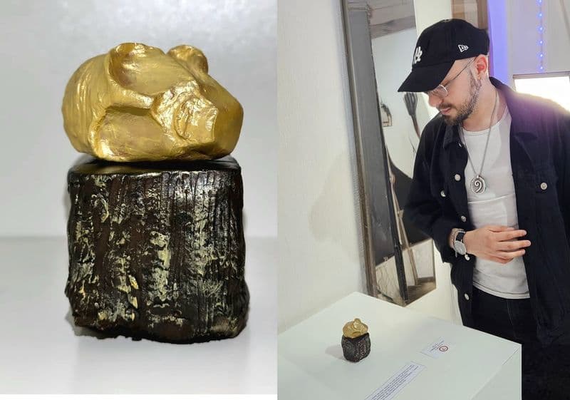 FAVRIA - Sulle orme di Modigliani, un'opera di Carmine Antonio Carvelli esposta a «Livorno Artistica» - FOTO