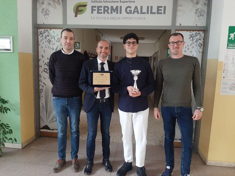 CIRIE' - Lo studente del Fermi Galilei, Matteo Gabriele Candido, alle finali nazionale dei Giochi di chimica 2024