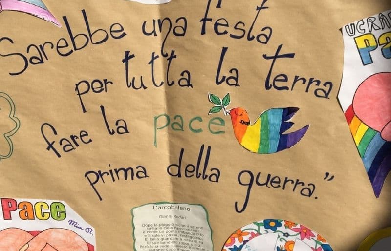IVREA - Anche i bimbi delle scuole al 119esimo presidio per la Pace