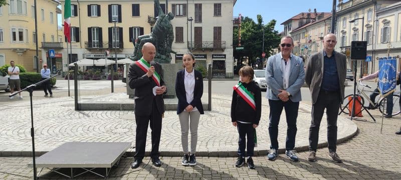 RIVAROLO CANAVESE - 2 giugno: l'omaggio della città alla 15enne Marta Camerlo, «Alfiere della Repubblica» - FOTO e VIDEO
