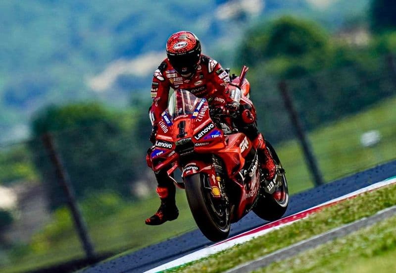 CHIVASSO - Moto Gp, nuvola azzurra al Mugello: Bagnaia stravince il grand prix d'Italia