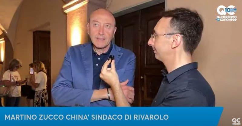 RIVAROLO CANAVESE - Martino Zucco Chinà è il nuovo sindaco: «Un'avventura iniziata dieci anni fa, la soddisfazione è enorme» - VIDEO