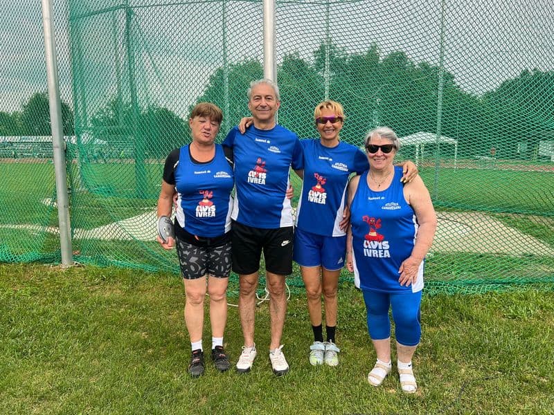 ATLETICA CANAVESANA - Pioggia di medaglie ai campionati piemontesi su pista - FOTO