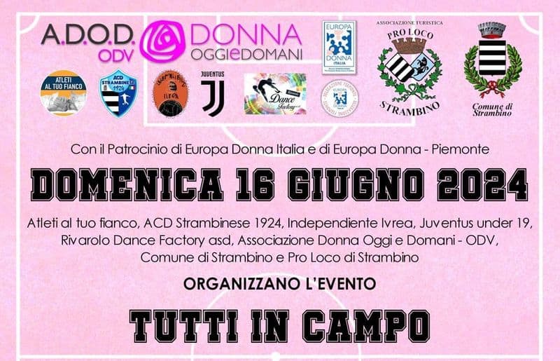 STRAMBINO - «Tutti in campo» per conoscere e supportare le emozioni di chi affronta un tumore