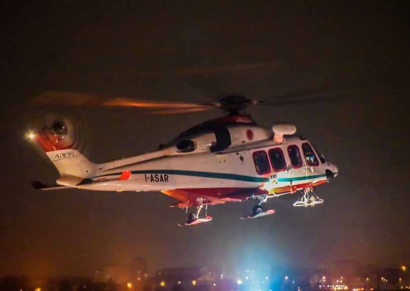 OZEGNA - Si sente male mentre è al ristorante, 66enne elitrasportato in condizioni gravi in ospedale