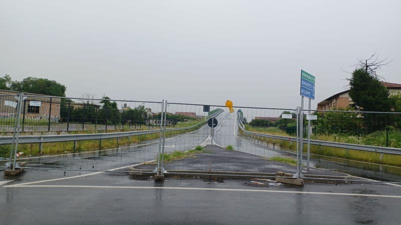 CHIVASSO - Apre al traffico il nuovo cavalcaferrovia di corso Galileo Ferraris