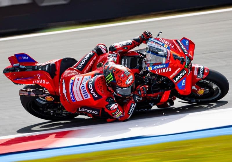 MOTO GP - Pecco Bagnaia vince la Sprint Race ad Assen: la vetta della classifica è ormai alla portata