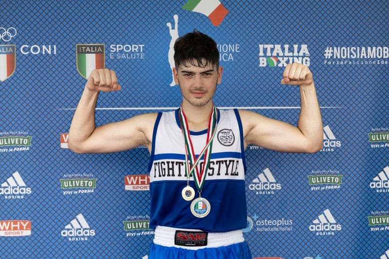 SAN GIORGIO CANAVESE - Il giovane Nicolò Francavilla vice campione italiano di Gym boxe - FOTO