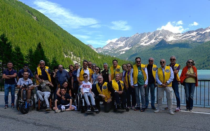 CERESOLE REALE - I ragazzi dell'Anffas di Rivarolo in gita al lago e al Parco - FOTO