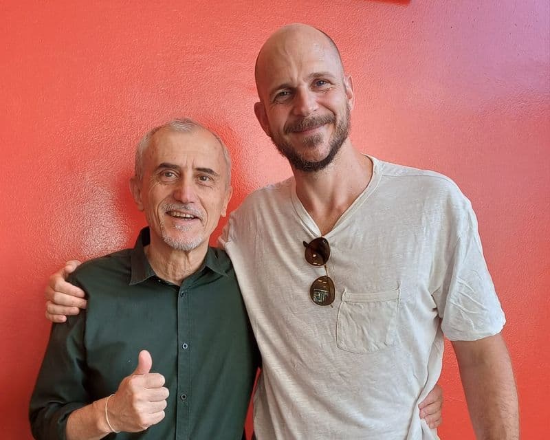 VIDRACCO - L'attore Gustaf Skarsgard, il Floki di Vikings, in visita in Canavese - FOTO