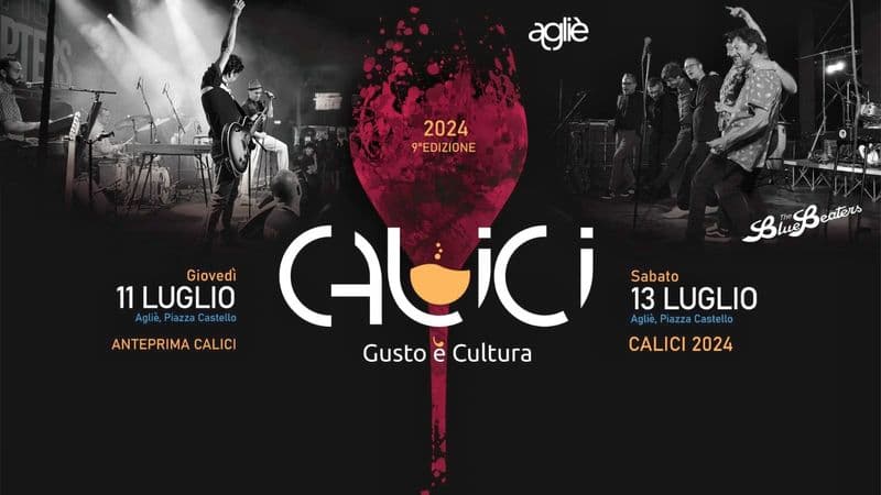 AGLIE' - E' il momento di «Calici - Gusto è Cultura»: alle 19 in diretta per scoprire tutti i dettagli della grande manifestazione - VIDEO