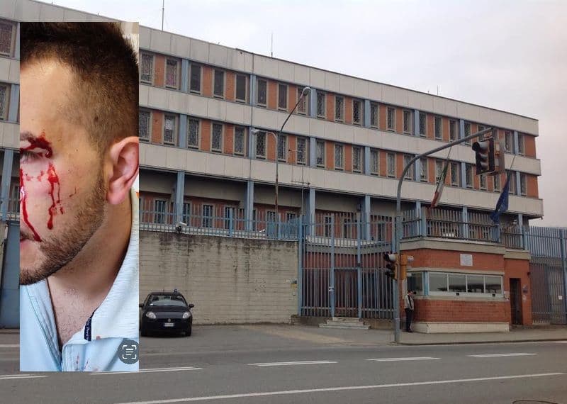 IVREA - Ancora un'aggressione in carcere: agente preso a pugni da un detenuto - FOTO