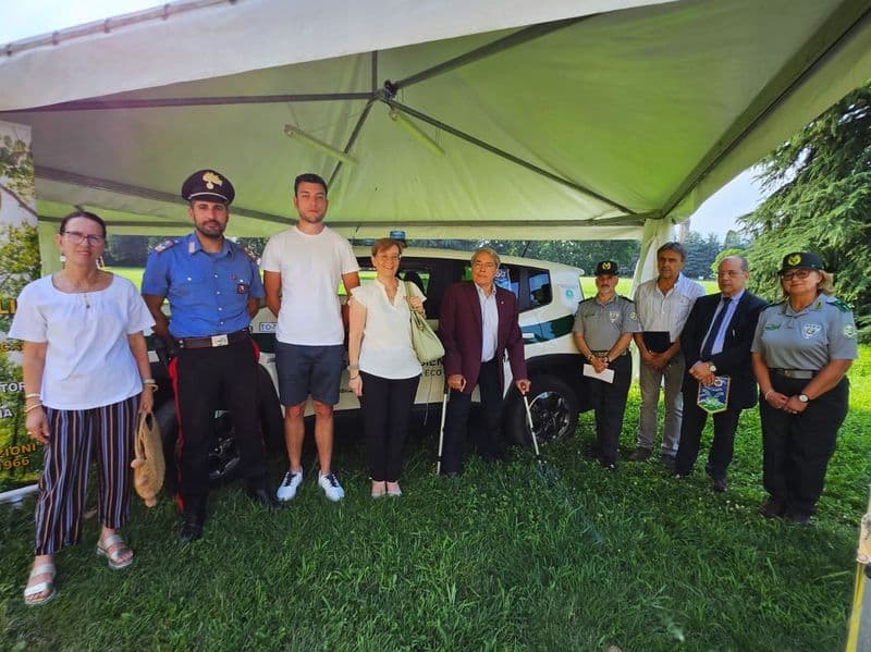 RIVAROLO CANAVESE - Il Lions Club Alto Canavese dona un nuovo mezzo alle Guardie Ambientali d'Italia - FOTO